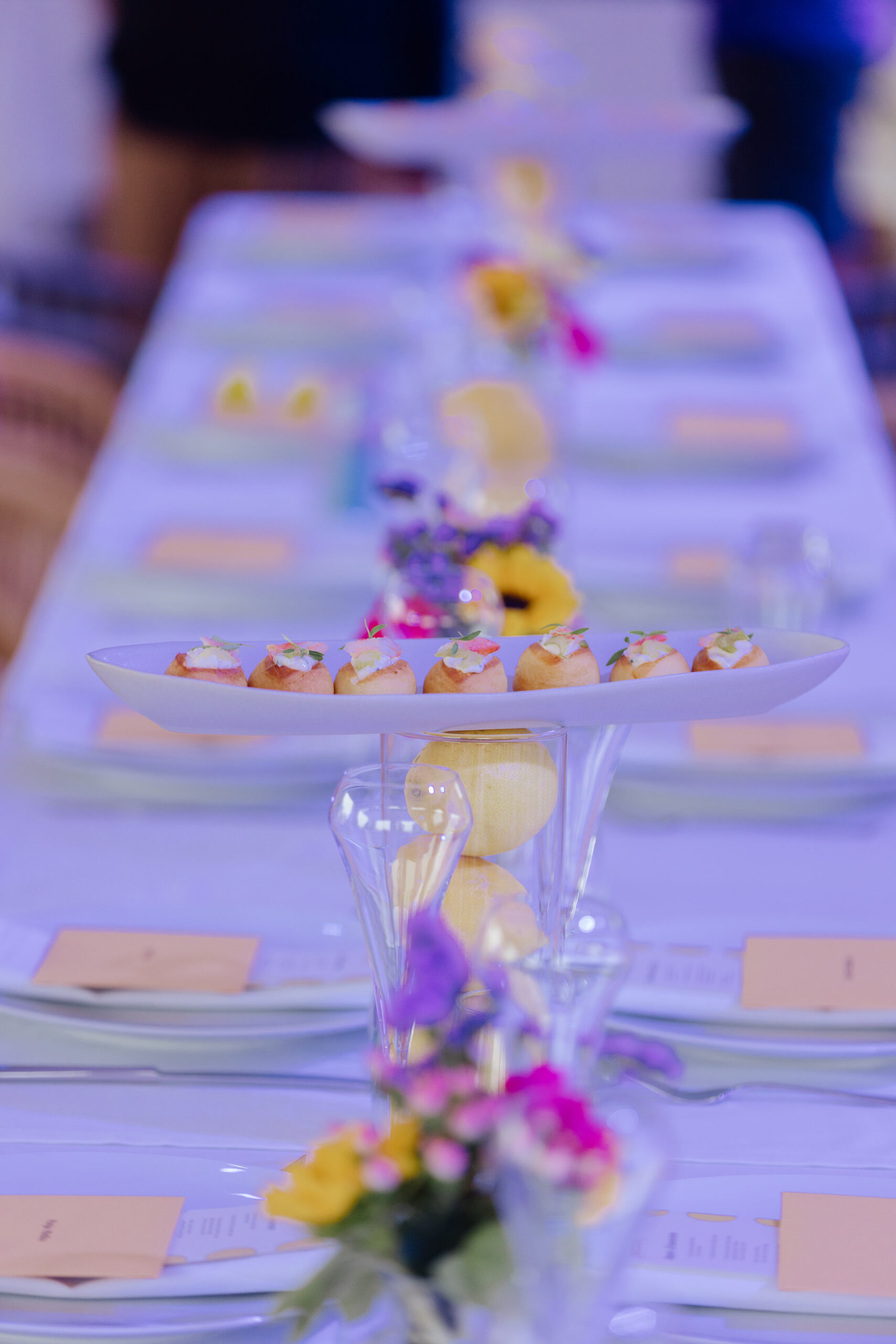 Plateau de bouchées salées pour un apéritif dînatoire de 40 personnes